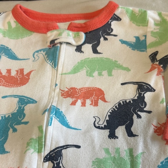 Carter's - Dinosaur Print Kids Pajamas - Multicolor - Picture 3 of 4
